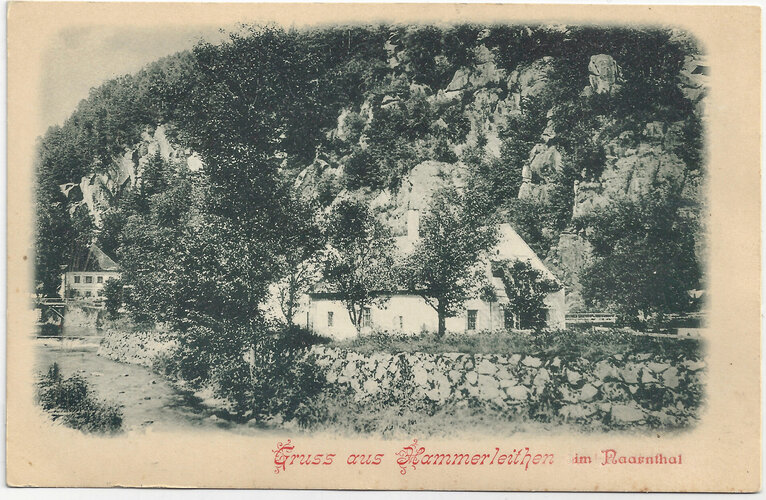 Hammerleithen im Naarnthal