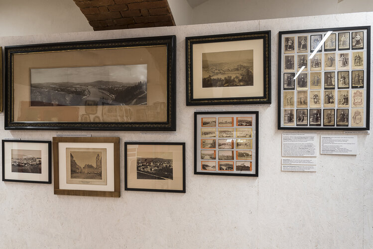 Ausstellungsansicht "Drinnen und draußen"