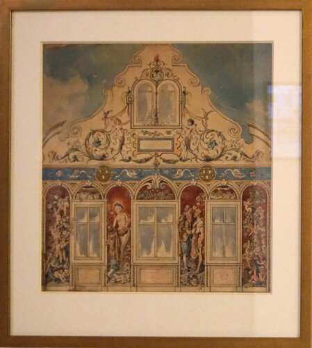 Fassaden Dekorationsentwurf