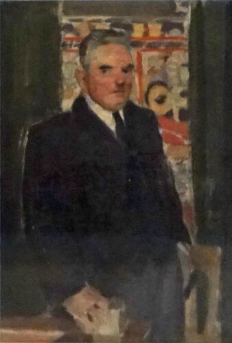 Porträt Bürgermeister Wilflingseder (Entwurf)