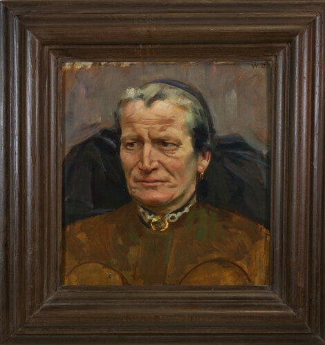 Porträt der Bauersfrau aus "Der Frühling geht über das Land"