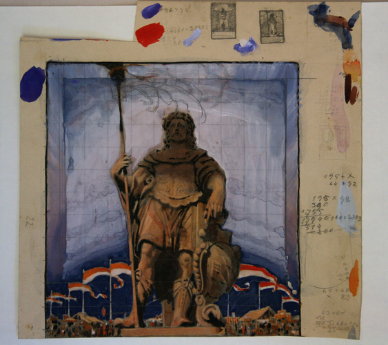 Plakatentwurf für das Rieder Volksfest