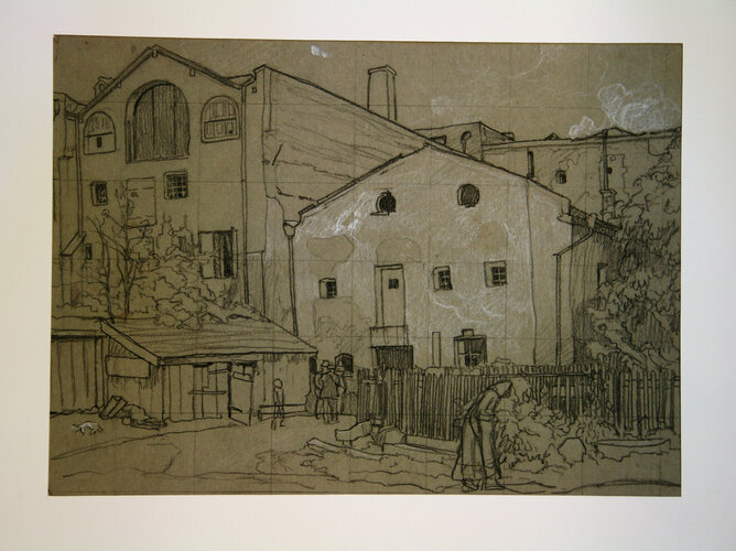 Motiv aus Alt-Ried (um 1920)