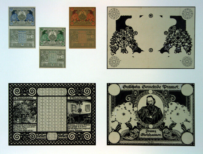 Notgeldentwurf "Pramet"