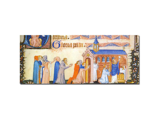 Darstellung der "Elevation" in der Messfeier