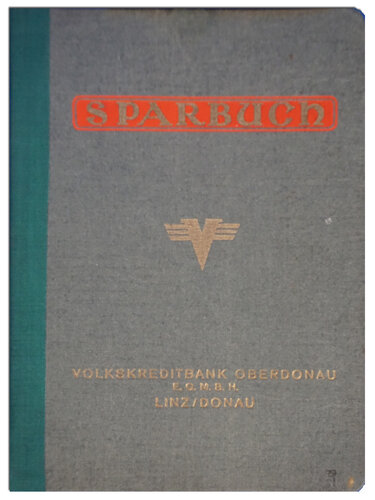 Sparbuch - Volkskredit Oberdonau