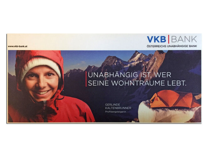 Gerlinde Kaltenbrunner als Leitfigur der VKB-Bank