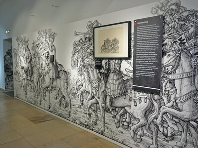 Ausstellungsansicht "Maximilian I. Kaiser - Reformer - Mensch"