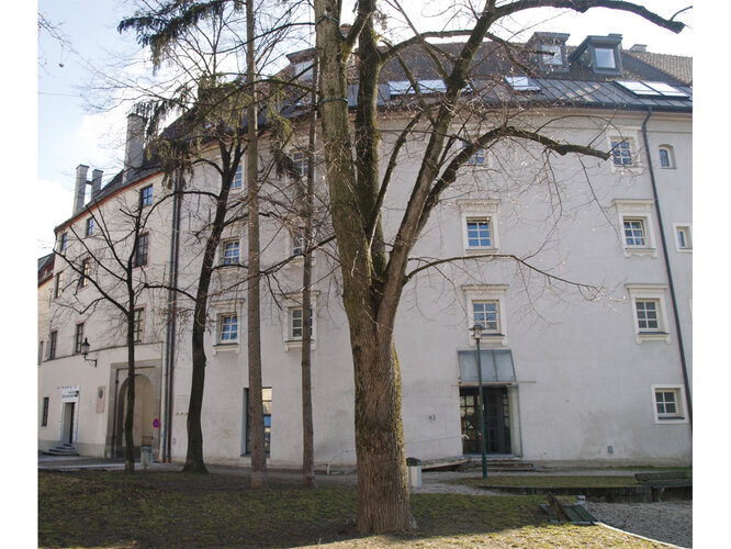 Nord-West-Ecke der Polheimer Burg, heute