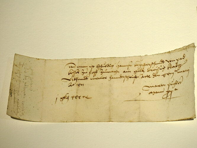 Schuldenbestätigung