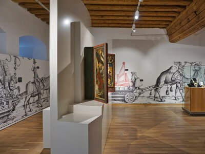 Blick in die Ausstellung: Frömmigkeit