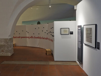 Blick in die Ausstellung: Fischerei