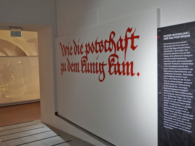 Das Postwesen - Raumansicht