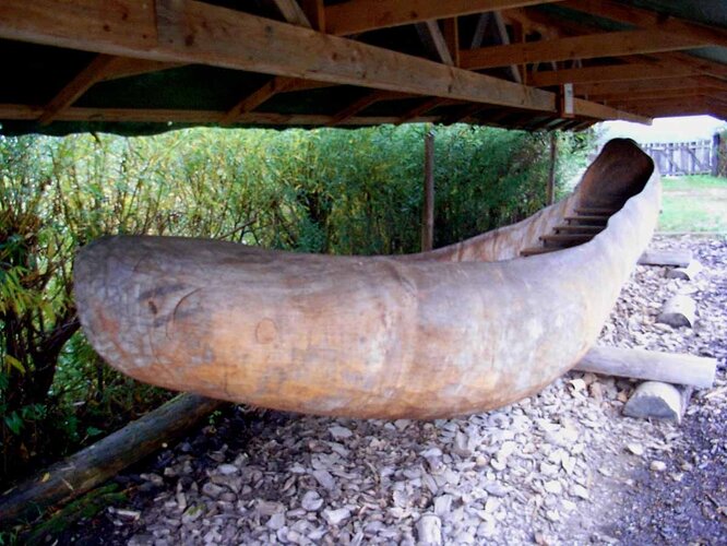 Einbaum | © Oö. Museumsverbund