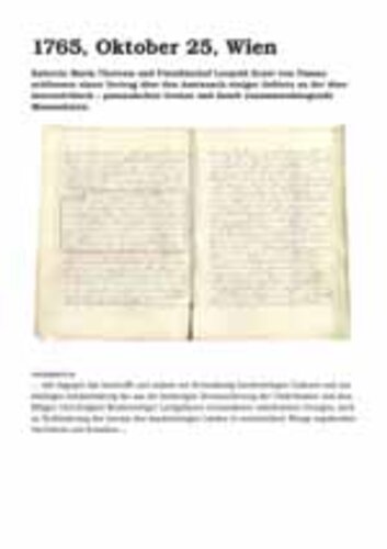 Texttafel 1765 a | © Oö. Museumsverbund