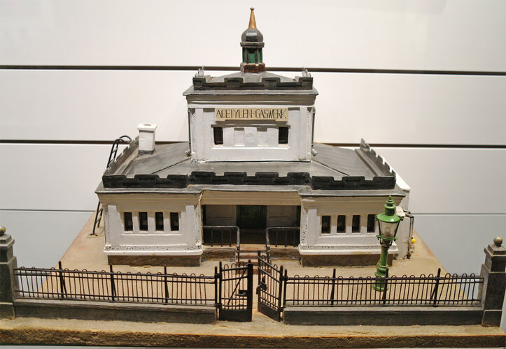 Modell des Acetlengaswerkes