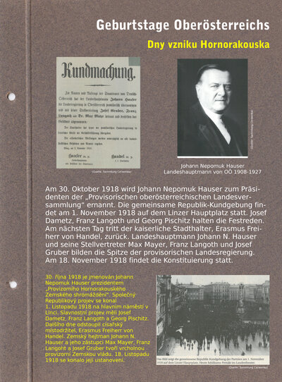 Geburtstage Oberösterreichs