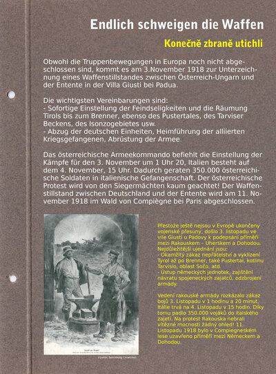 Endlich schweigen die Waffen