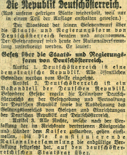 Zeitungsmeldung