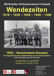 Ausstellungsplakat: Das Jahr 1938