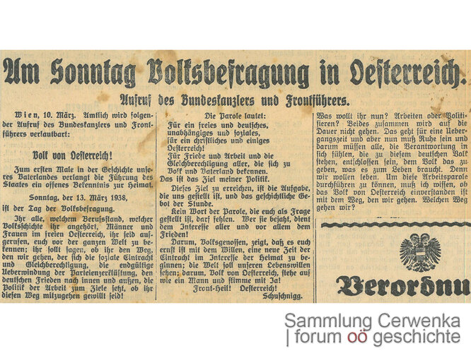 Linzer Tages-Post, 1938