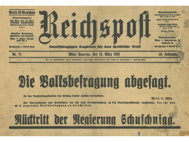 Reichspost, 1938