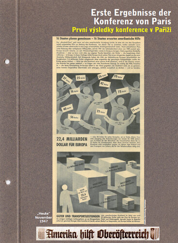 Tafel: Erste Ergebnisse der Konferenz in Paris | © Mühlviertler Schlossmuseum Freistadt