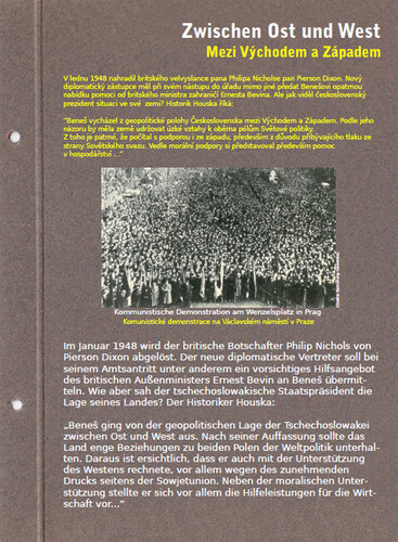 Tafel: Zwischen Ost und West | © Mühlviertler Schlossmuseum Freistadt