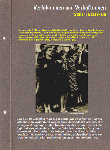 Tafel: Verfolgungen und Verhaftungen | © Mühlviertler Schlossmuseum Freistadt