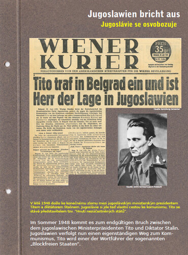 Tafel: Jugoslawien bricht aus | © Mühlviertler Schlossmuseum Freistadt