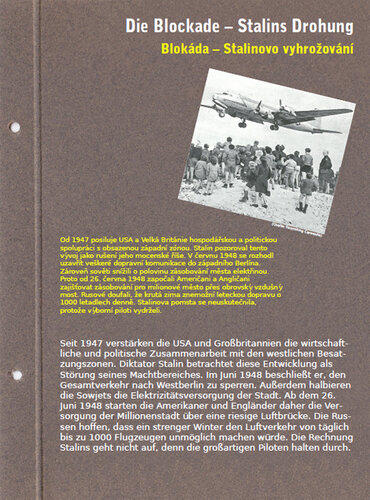 Tafel: Die Blockade - Stalins Drohung | © Mühlviertler Schlossmuseum Freistadt