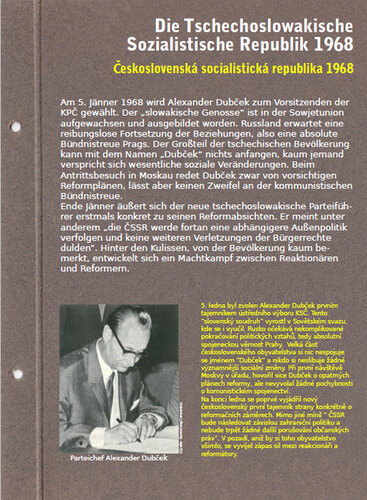 Tafel: Die Tschechoslowakische Sozialistische Republik 1968 | © Mühlviertler Schlossmuseum