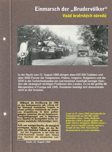 Tafel: Einmarsch der „Brudervölker“ | © Mühlviertler Schlossmuseum