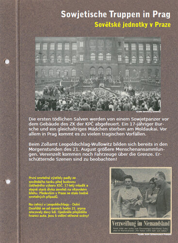 Tafel: Sowjetische Truppen in Prag | © Mühlviertler Schlossmuseum