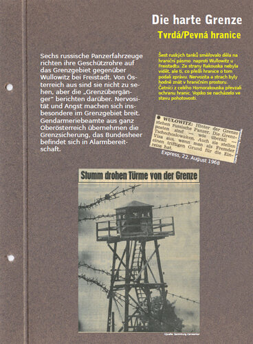 Tafel: Die harte Grenze | © Mühlviertler Schlossmuseum