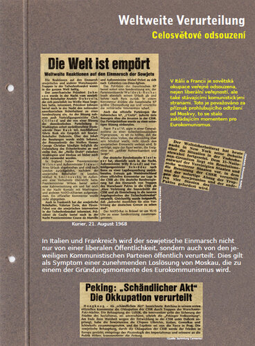 Tafel: Weltweite Verurteilung | © Mühlviertler Schlossmuseum