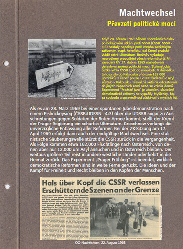 Tafel: Machtwechsel | © Mühlviertler Schlossmuseum