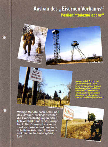 Tafel: Ausbau des „Eisernen Vorhangs“ | © Mühlviertler Schlossmuseum