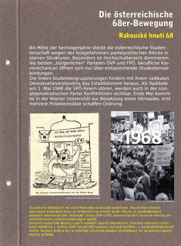 Tafel: Die österreichische 68er-Bewegung | © Mühlviertler Schlossmuseum