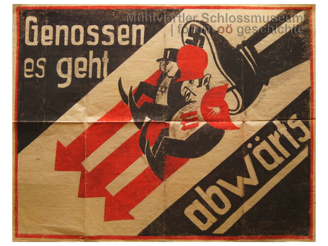 Propagandaplakat der NSDAP Freistadt