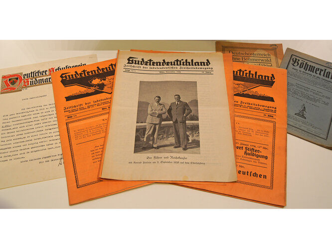 Sudetendeutsches Propagandamaterial