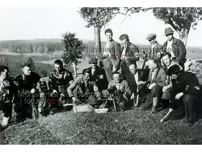 Mitglieder des sudetendeutschen Freikorps