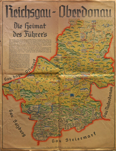 Karte Reichsgau Oberdonau