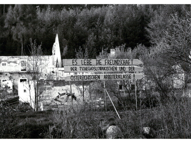 Die Oser-Mühle im Jahr 1953