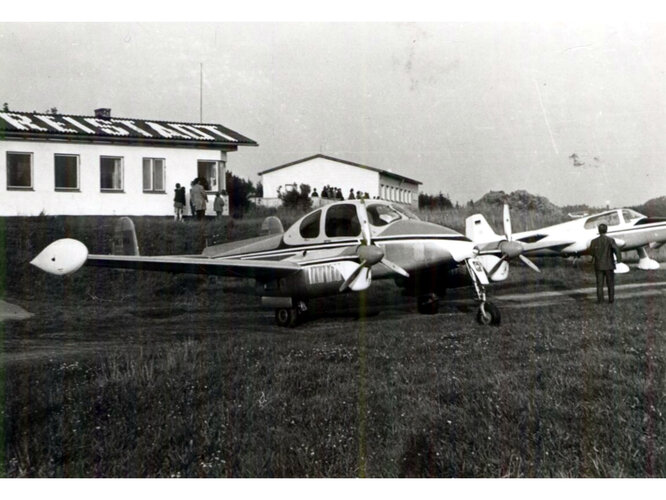 Tschechische Sportflugzeuge am Freistädter Flugplatz