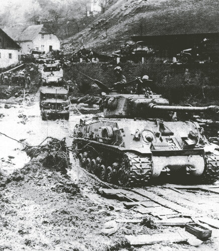 Amerikanische Einheiten im Mühlviertel