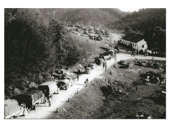 Marsch in die Kriegsgefangenschaft