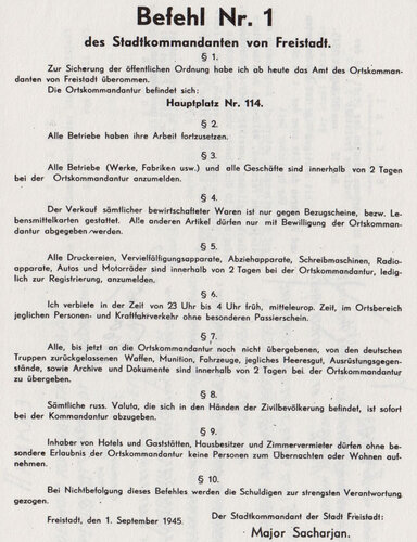 Befehl des Stadtkommandanten