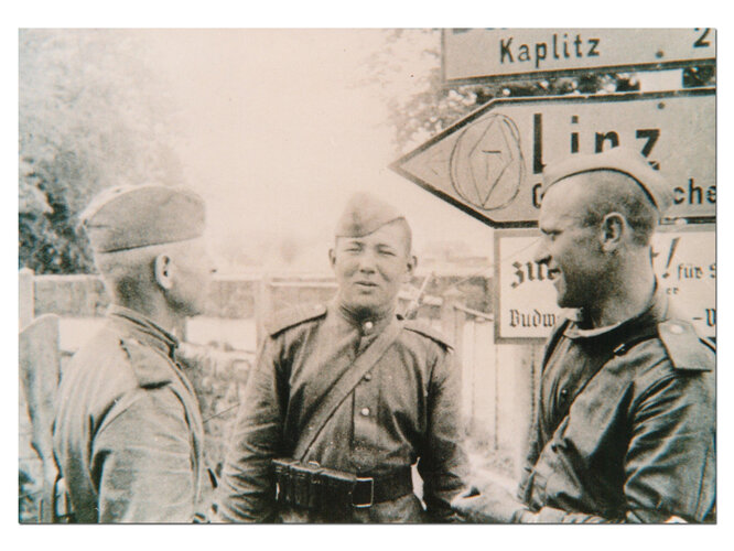 Russische Besatzungssoldaten