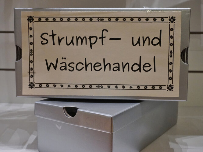 Strumpf- und Wäschehandel | © Foto: Verbund Oö. Museen